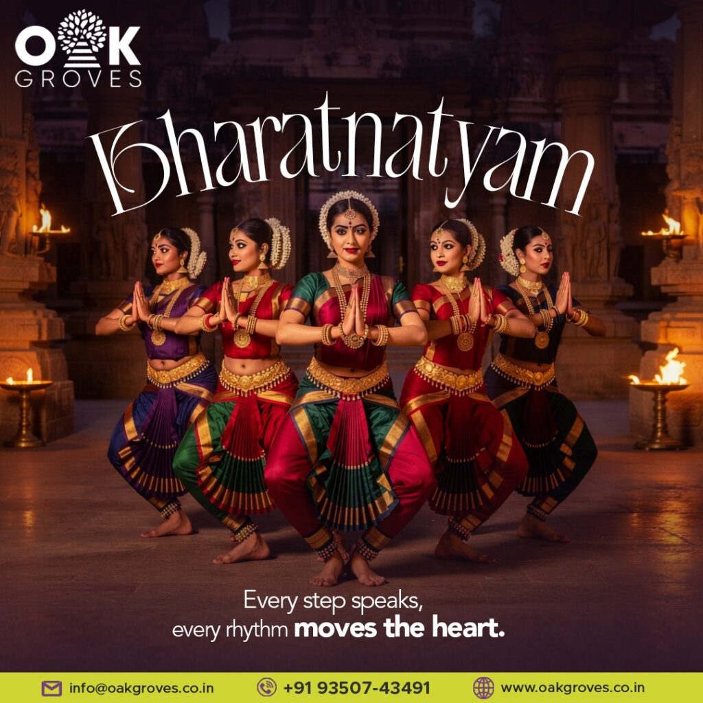 Online Bharatanatyam classes at Oak Groves