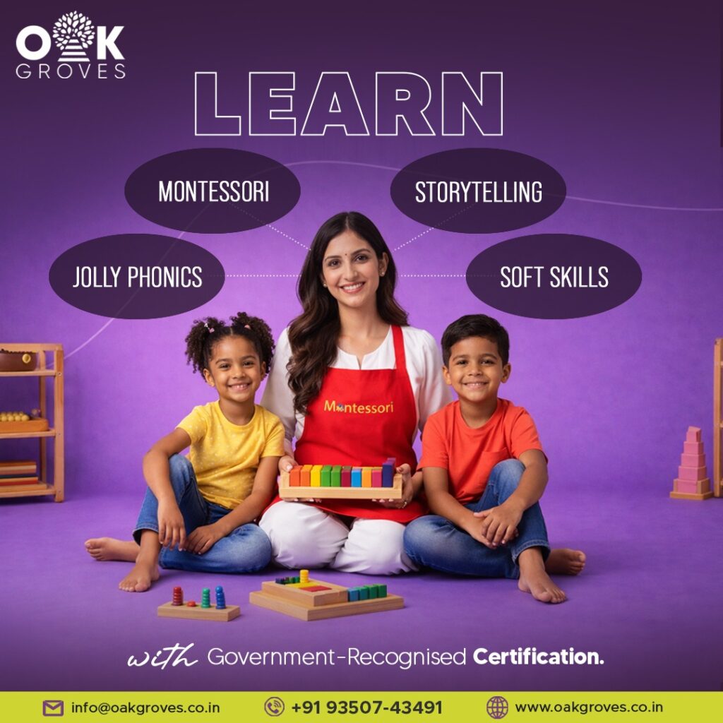 Montessori teacher training course at Oak Groves